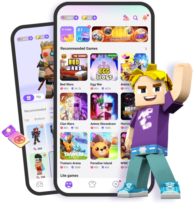 Blockman Go characters and gameplay preview